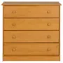 CÔMODA 4 GAVETAS 87 CM X 43 CM TIMBER - AMÊNDOA - Foto 1