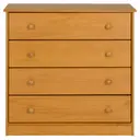 CÔMODA 4 GAVETAS 87 CM X 43 CM TIMBER