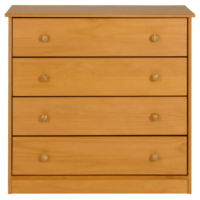 CÔMODA 4 GAVETAS 87 CM X 43 CM TIMBER - AMÊNDOA - Foto 1