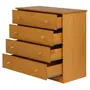 CÔMODA 4 GAVETAS 87 CM X 43 CM TIMBER - AMÊNDOA - Foto 2