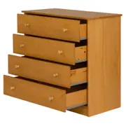 CÔMODA 4 GAVETAS 87 CM X 43 CM TIMBER - AMÊNDOA - Foto 2