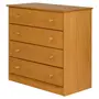 CÔMODA 4 GAVETAS 87 CM X 43 CM TIMBER - AMÊNDOA - Foto 3