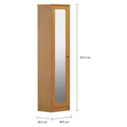 SAPATEIRA/ARMÁRIO PISO/PAREDE 1 PORTA TIMBER - AMÊNDOA - Foto 11