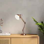 LUMINÁRIA DE MESA READER - COBRE/BRANCO - Foto 4