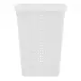 CESTO PARA ROUPA BLEACH - BRANCO TRANSLUCIDO - Foto 1
