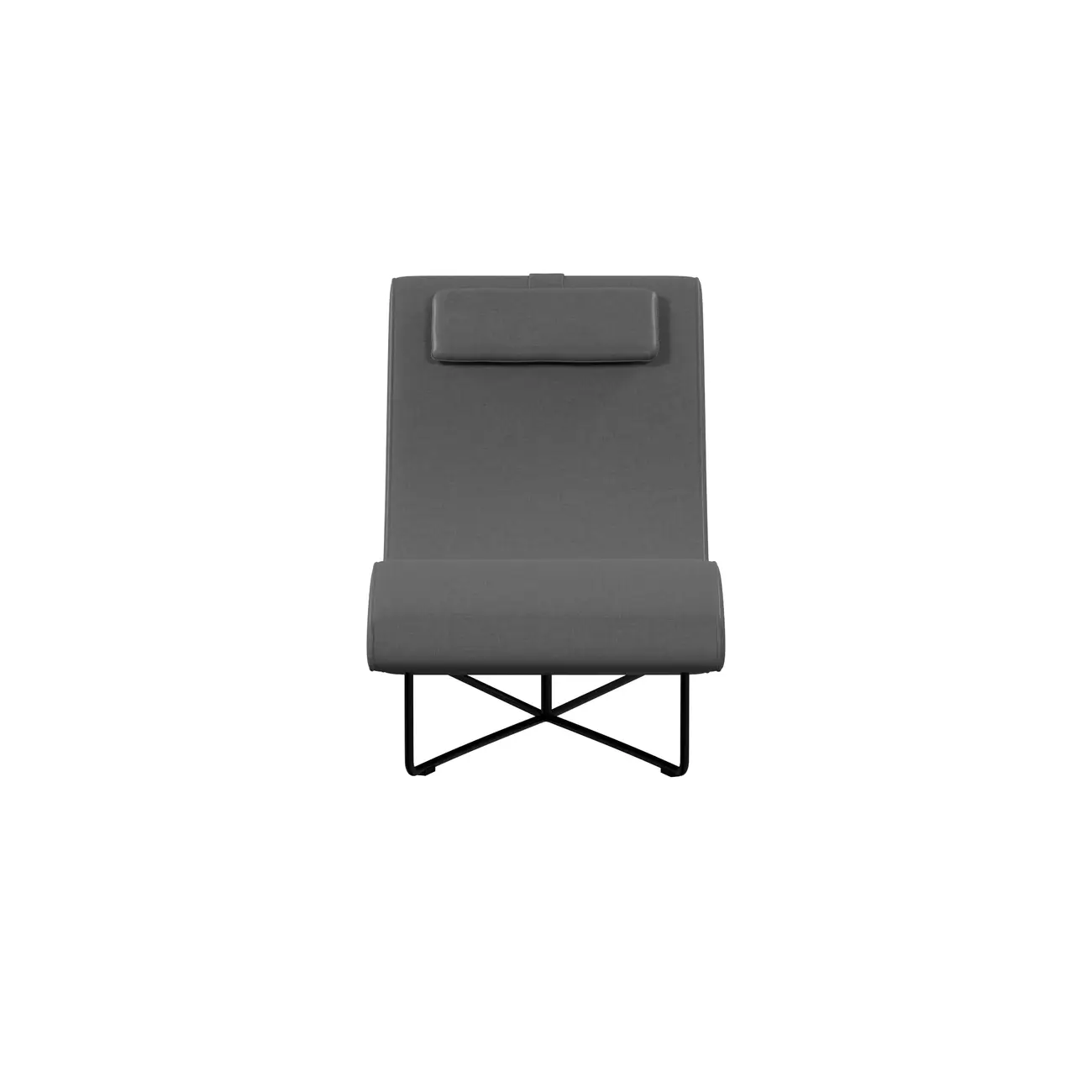 CHAISE LONGUE ALUA - GRAFITE/CINZA - Foto 1