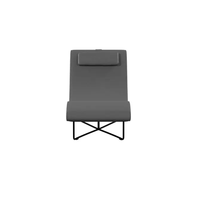 CHAISE LONGUE ALUA - GRAFITE/CINZA - Foto 1