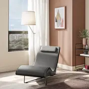 CHAISE LONGUE ALUA - GRAFITE/CINZA - Foto 3