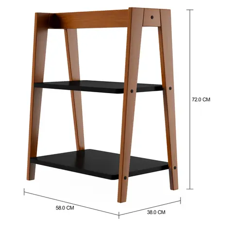 Imagem com medidas do produto CAVALETE 58 CM X 38 CM BARTÔ