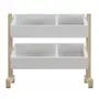 ESTANTE INFANTIL 80 CM X 71 CM TILT - NATURAL WASHED/BRANCO - Foto 1