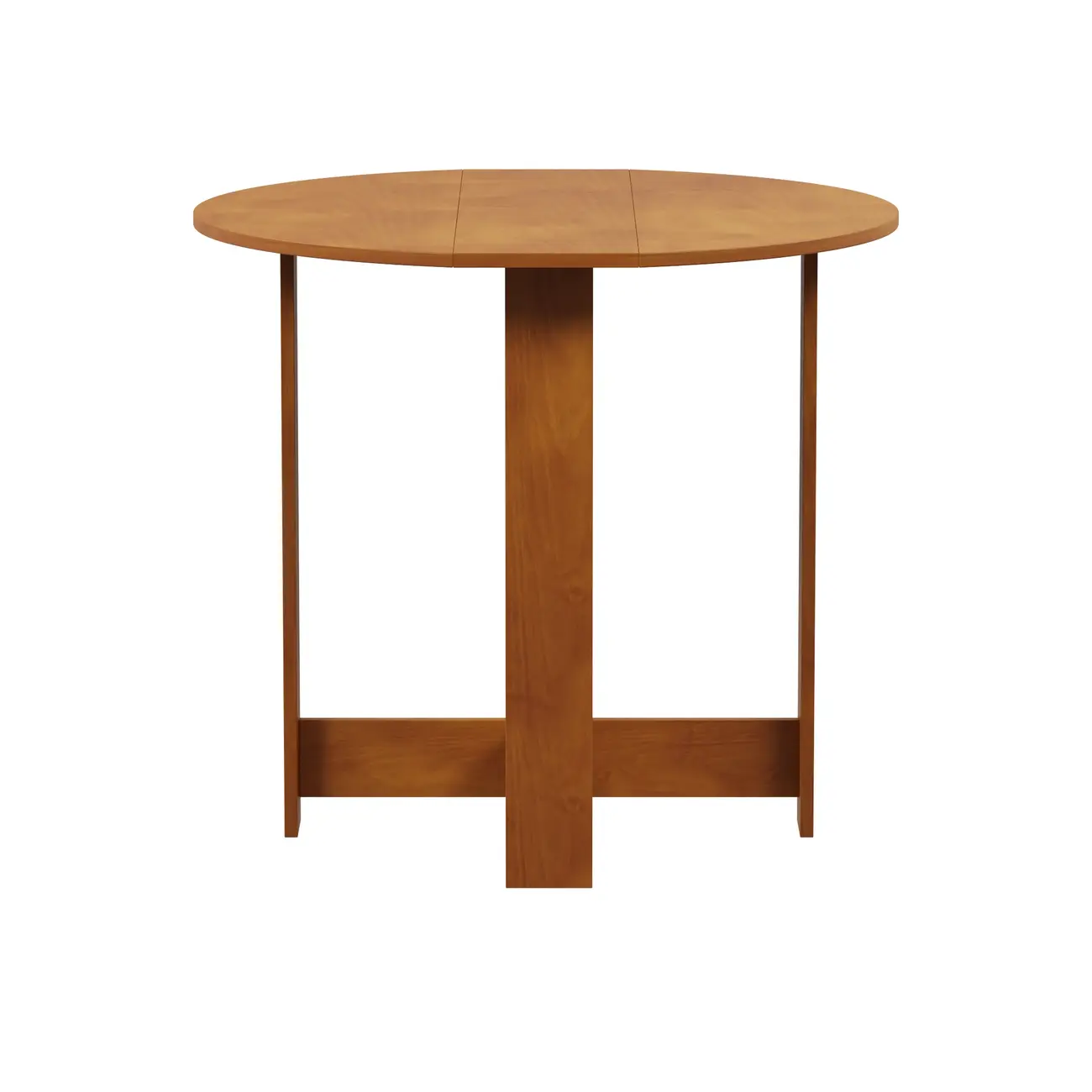 MESA DE COZINHA DOBRÁVEL OVAL 1 M X 80 CM TINA - AMÊNDOA - Foto 2