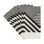 GUARDANAPO 39 CMX 39 CM PACOTE COM 20 PEÇAS PÓS-LISTRADO - PRETO/BRANCO - Foto 1