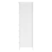 GUARDA-ROUPA 2 PORTAS/4 GAVETAS DEVON - BRANCO - Foto 5