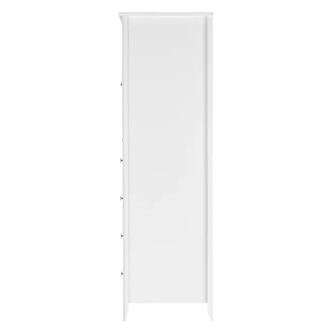 GUARDA-ROUPA 2 PORTAS/4 GAVETAS DEVON - BRANCO - Foto 5