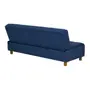 SOFÁ-CAMA 3 LUGARES DOUBLE DUTY - AZUL ESCURO - Foto 8