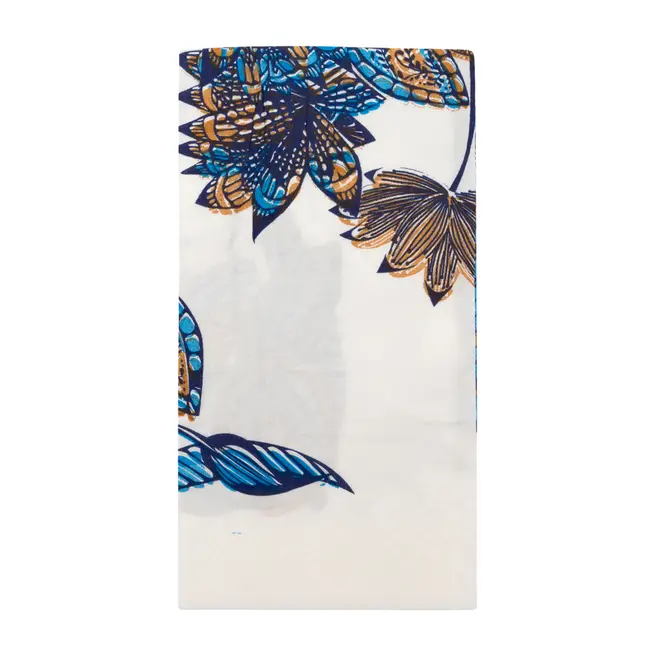 GUARDANAPO 39 CM X 39 CM PACOTE COM 20 PEÇAS MAR E TERRA - AZUL/MARROM - Foto 4