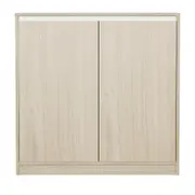 ARMÁRIO PARA ESCRITÓRIO BAIXO 2 PORTAS START UP - NEW OAK/BRANCO - Foto 1