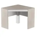NEW OAK/BRANCO - MESA DE CANTO 91 CM X 91 CM START UP