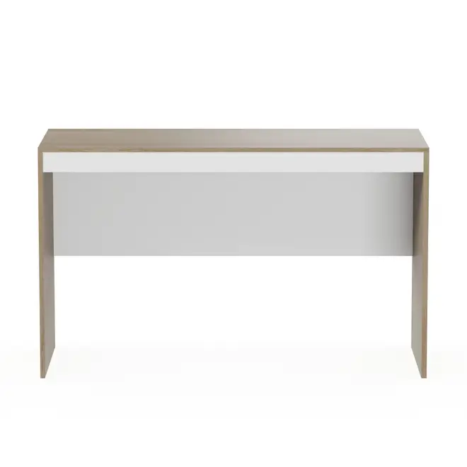 MESA DE ESCRITÓRIO 1,30 M X 52 CM START UP - NEW OAK/BRANCO - Foto 1
