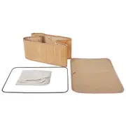 CESTO 38 CM X 28 CM X 16 CM KABUKI - BAMBU/CREAM - Foto 6