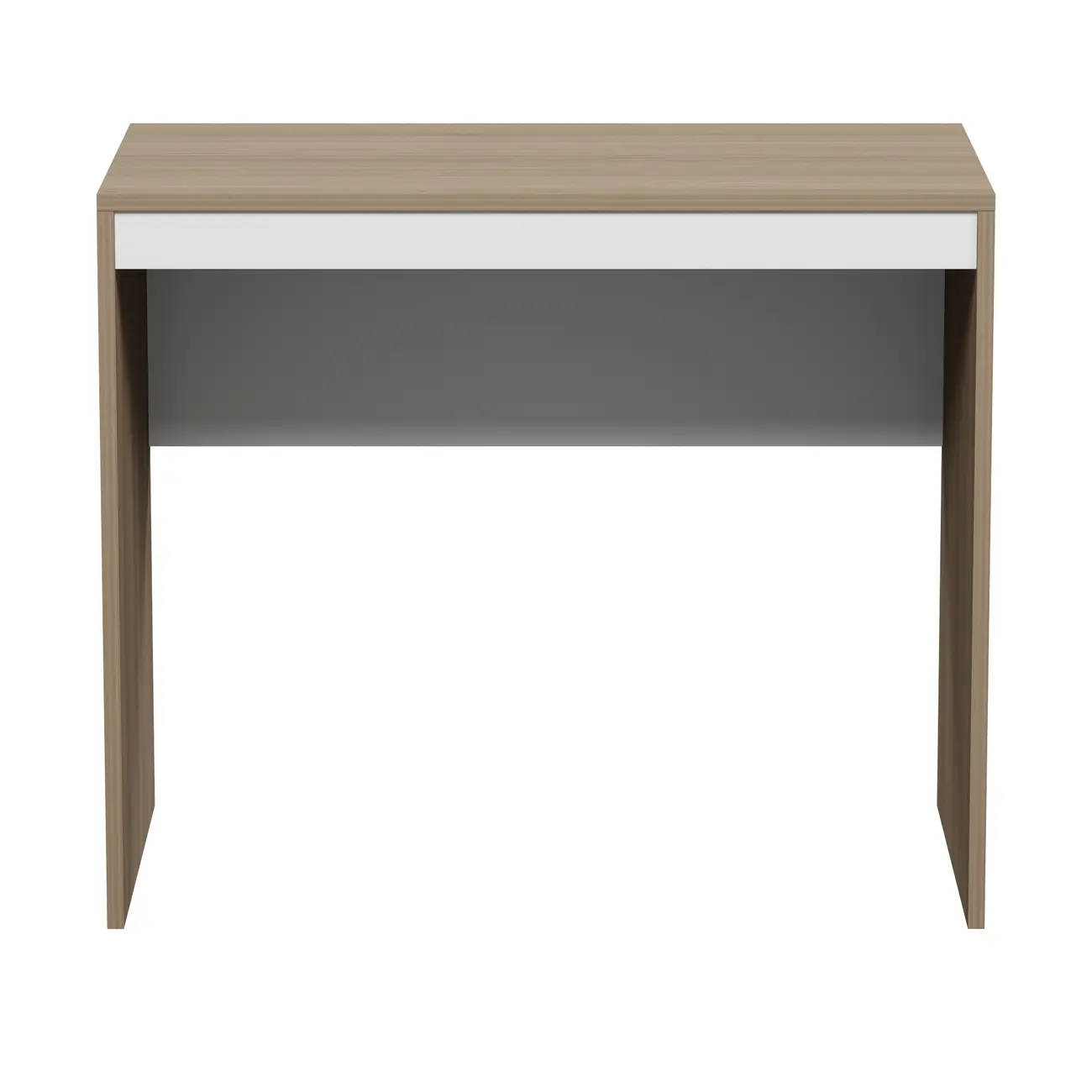 MESA 91 CM X 52 CM START UP - NEW OAK/BRANCO - Foto 1