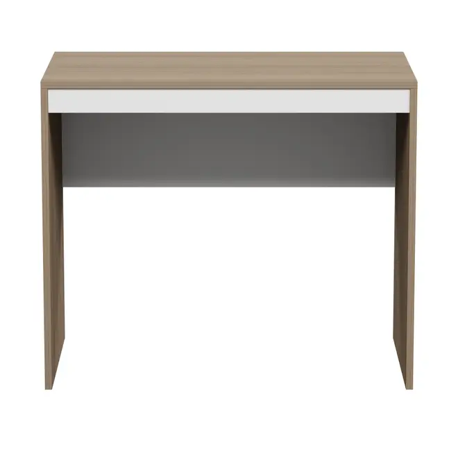 MESA 91 CM X 52 CM START UP - NEW OAK/BRANCO - Foto 1