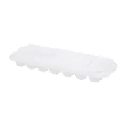FÔRMA PARA GELO COM TAMPA ESPACIAL - BRANCO TRANSLUCIDO/BRANCO - Foto 3