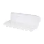 FÔRMA PARA GELO COM TAMPA ESPACIAL - BRANCO TRANSLUCIDO/BRANCO - Foto 4