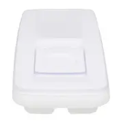 FÔRMA PARA GELO COM TAMPA ESPACIAL - BRANCO TRANSLUCIDO/BRANCO - Foto 5