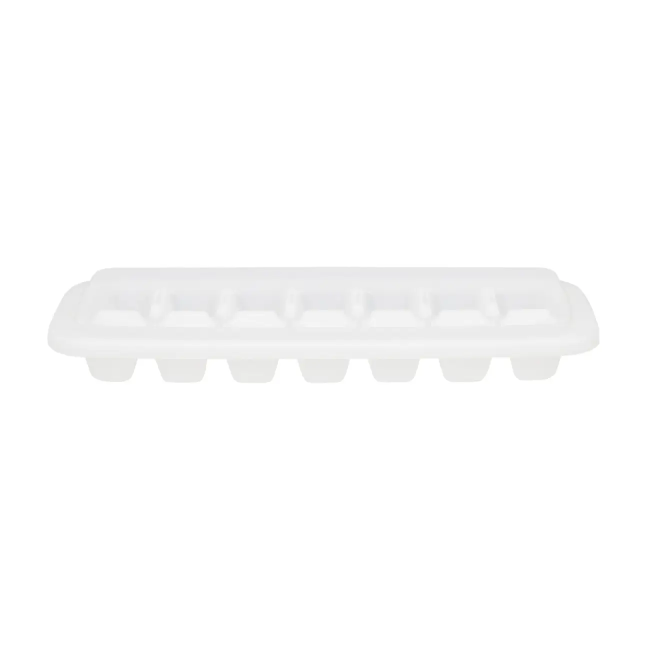 FÔRMA PARA GELO COM TAMPA ESPACIAL - BRANCO TRANSLUCIDO/BRANCO - Foto 6