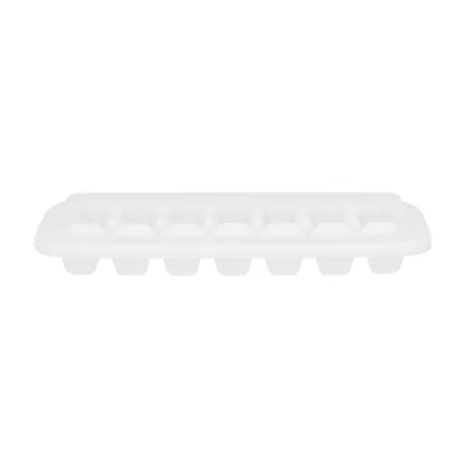 FÔRMA PARA GELO COM TAMPA ESPACIAL - BRANCO TRANSLUCIDO/BRANCO - Foto 6