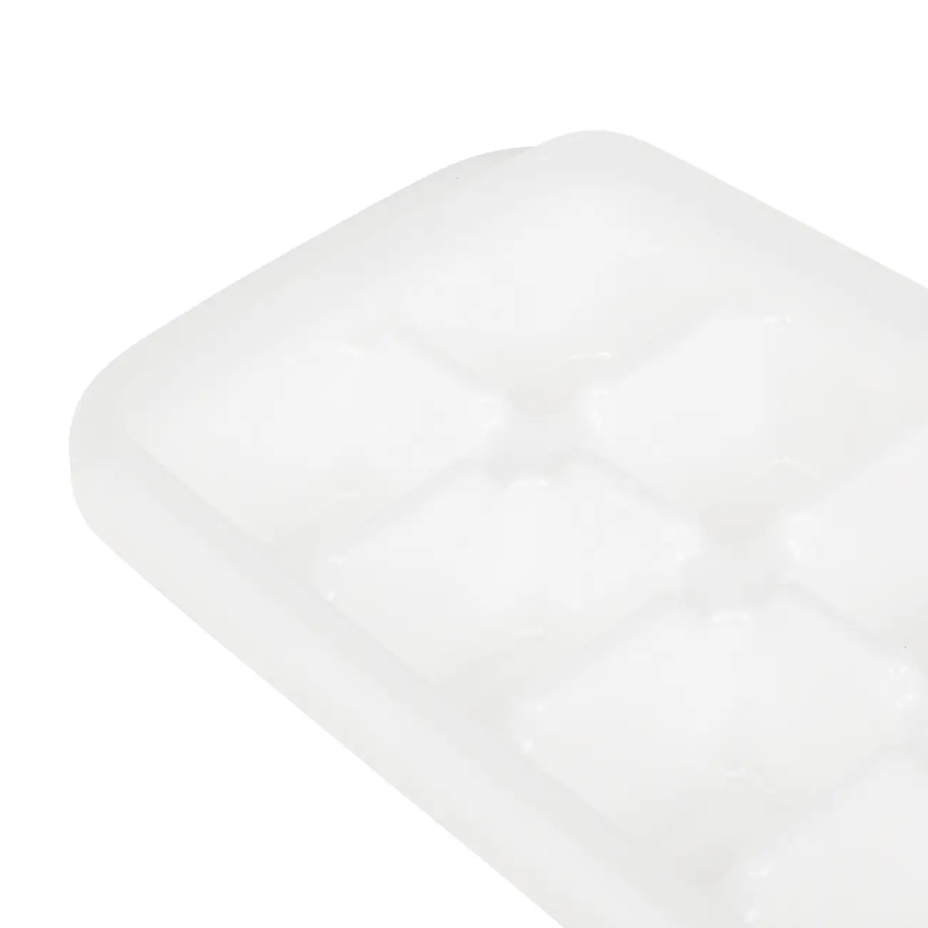 FÔRMA PARA GELO COM TAMPA ESPACIAL - BRANCO TRANSLUCIDO/BRANCO - Foto 8