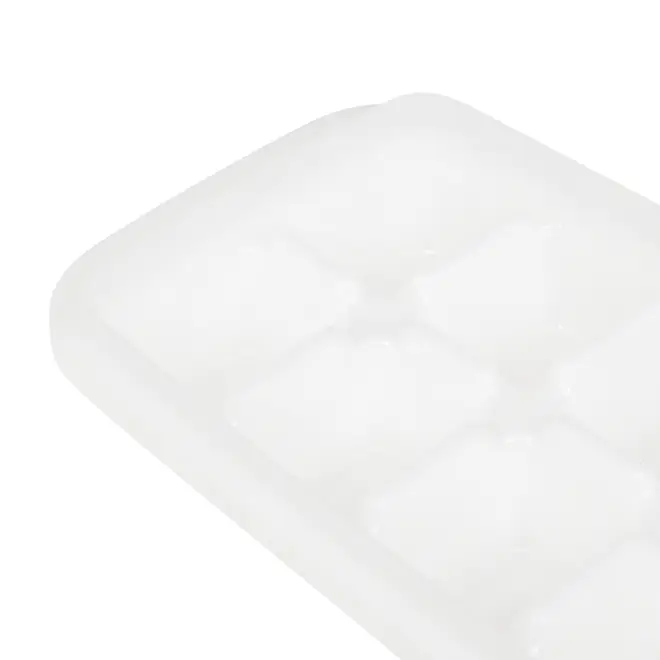 FÔRMA PARA GELO COM TAMPA ESPACIAL - BRANCO TRANSLUCIDO/BRANCO - Foto 8
