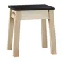BANCO BAIXO PALETBOX - NATURAL WASHED/PRETO - Foto 1