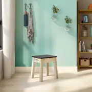 BANCO BAIXO PALETBOX - NATURAL WASHED/PRETO - Foto 3