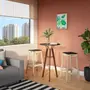 BANCO ALTO PALETBOX - NATURAL WASHED/PRETO - Foto 3