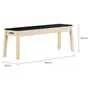 BANCO 2 LUGARES PALETBOX - NATURAL WASHED/PRETO - Foto 2