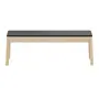 BANCO 2 LUGARES PALETBOX - NATURAL WASHED/PRETO - Foto 1