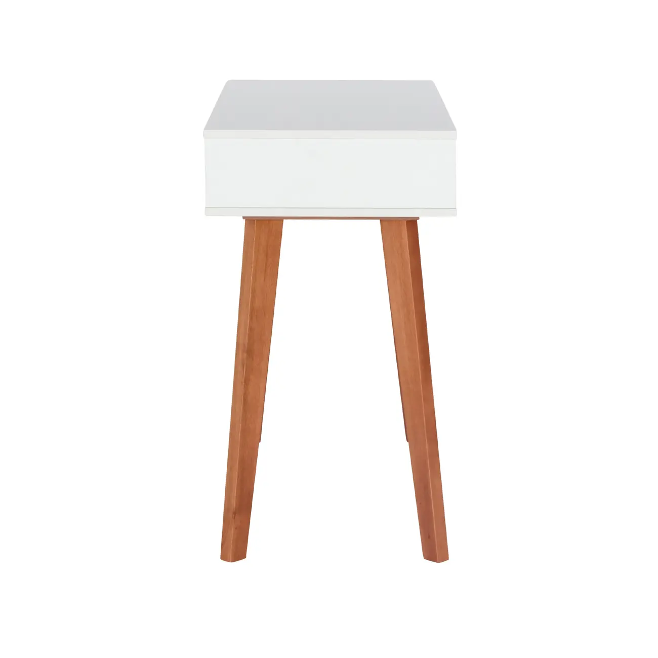 ESCRIVANINHA/APARADOR 1 GAVETA 1 M X 45 CM LIN - BRANCO/NOZES - Foto 12