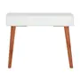 ESCRIVANINHA/APARADOR 1 GAVETA 1 M X 45 CM LIN - BRANCO/NOZES - Foto 13
