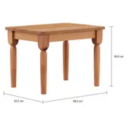 MESA INFANTIL 68 CM X 52 CM COUNTRY - AMÊNDOA - Foto 4