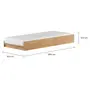 CAMA INFERIOR 78 CM TEEN - AMÊNDOA - Foto 6