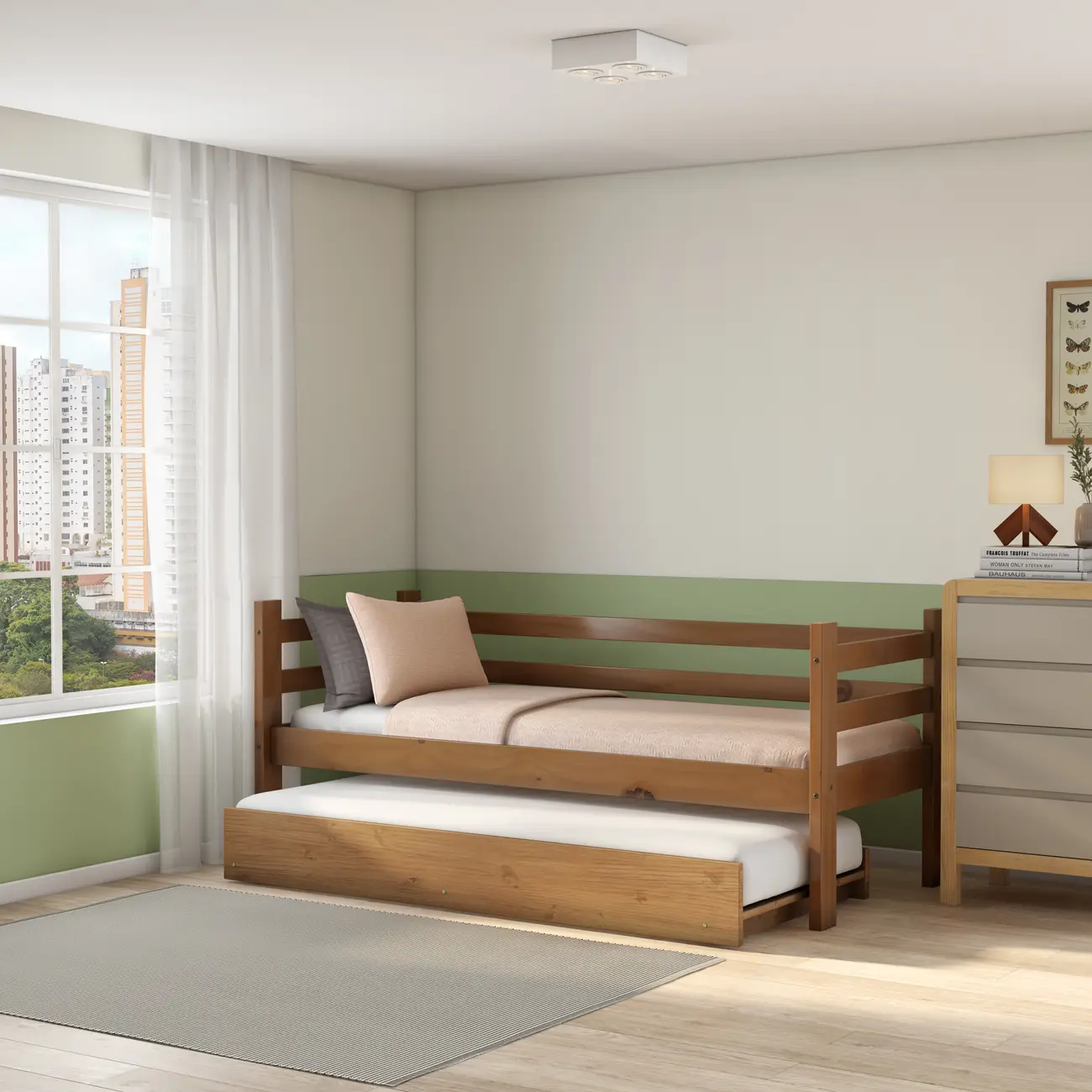 CAMA INFERIOR 78 CM TEEN - AMÊNDOA - Foto 7