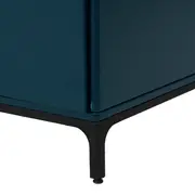 BUFFET 2 PORTAS/3 GAVETAS 1,80 M X 45 CM NASH - VERDE ESCARAVELHO/PRETO - Foto 12