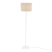LUMINÁRIA DE CHÃO ALINE C/CÚP CHEVRON H - BRANCO PROVENCE/NATURAL - Foto 1