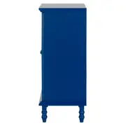 BUFFET 2 PORTAS 90 CM X 40 CM FOLKSY - AZUL/MULTICOR - Foto 5