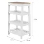 SAPATEIRA 77 CM X 45 CM X 32 CM BENSHOES - BRANCO/NATURAL WASHED - Foto 4