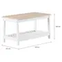 SAPATEIRA 39 CM X 70 CM X 37 CM BENSHOES - BRANCO/NATURAL WASHED - Foto 4