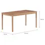 MESA PARA ÁREA EXTERNA 1,47 M X 74 CM VEREDA - EUCALIPTO - Foto 2