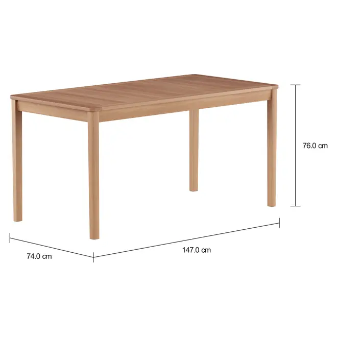 MESA PARA ÁREA EXTERNA 1,47 M X 74 CM VEREDA - EUCALIPTO - Foto 2
